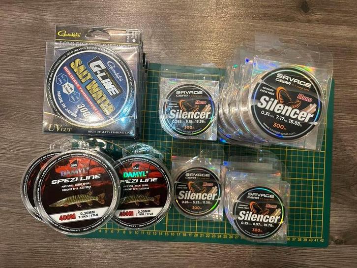 Mono lijn van dam/gamakatsu/savage gear., Watersport en Boten, Hengelsport | Roofvissen, Nieuw, Vislijn, Ophalen of Verzenden