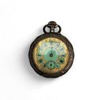 Zakhorloge en twee chatelaines, Sieraden, Tassen en Uiterlijk, Horloges | Antiek, Overige merken, Zakhorloge, Staal, Ophalen of Verzenden