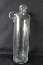 Oude glazen fles met oor, Ophalen of Verzenden