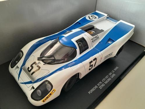 1:18 Eagles Race Zitro Racing Porsche 917K #57, Le Mans 1971, Hobby en Vrije tijd, Modelauto's | 1:18, Zo goed als nieuw, Auto