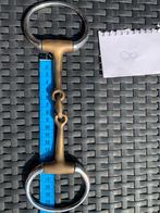 Koper dubbelgebroken bit 14 cm, Dieren en Toebehoren, Paarden en Pony's | Hoofdstellen en Tuigage, Ophalen of Verzenden, Zo goed als nieuw