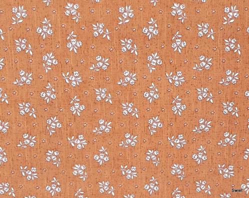 13091 Vintage retro oud barok bloemetjes behang behangpapier, Huis en Inrichting, Stoffering | Behang, Verzenden