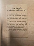 Pamflet SK 497 ''Hoe bevalt je nieuwe uniform je?'' (1945), Verzamelen, Militaria | Tweede Wereldoorlog, Ophalen of Verzenden