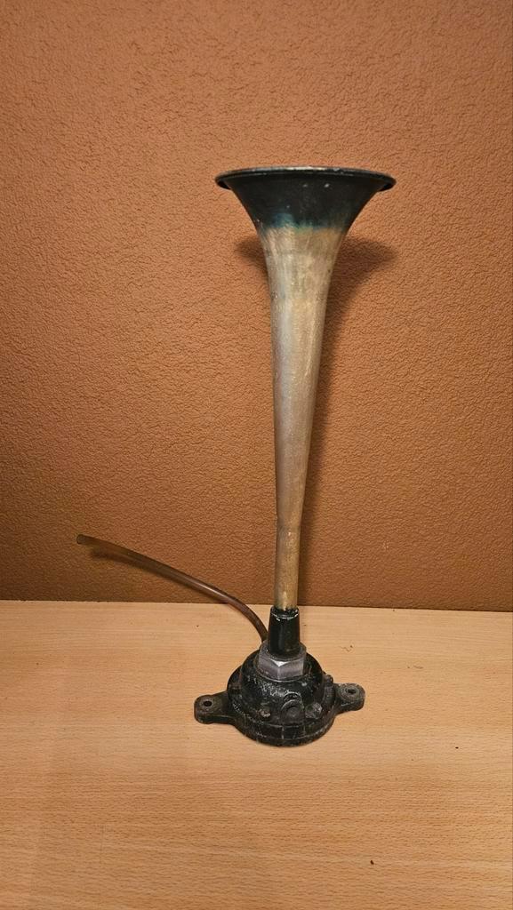 Vintage Scheepshoorn / Autohoorn klaxon sonabel, Antiek en Kunst, Antiek | Koper en Brons, Ophalen of Verzenden