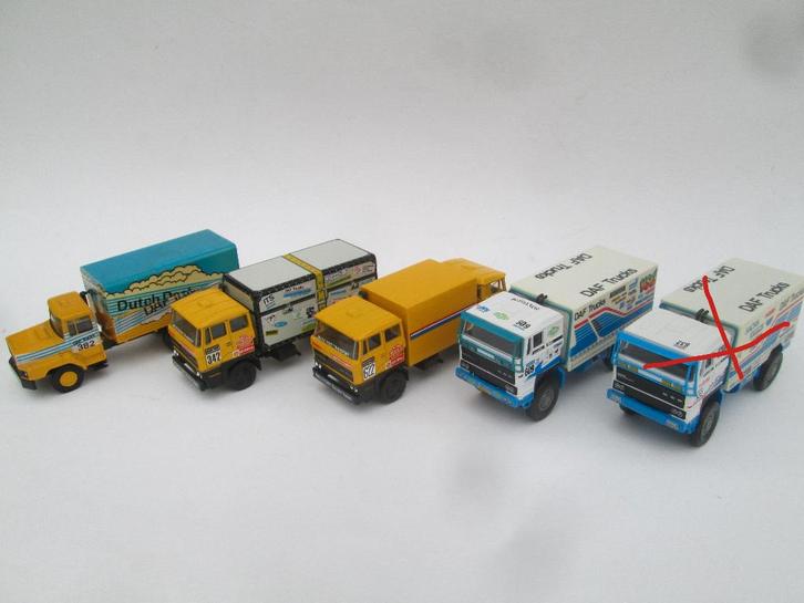 Parijs Dakar Jan de Rooy tijdperk, Hobby en Vrije tijd, Modelauto's | 1:50, Zo goed als nieuw, Bus of Vrachtwagen, Lion Toys, Ophalen of Verzenden