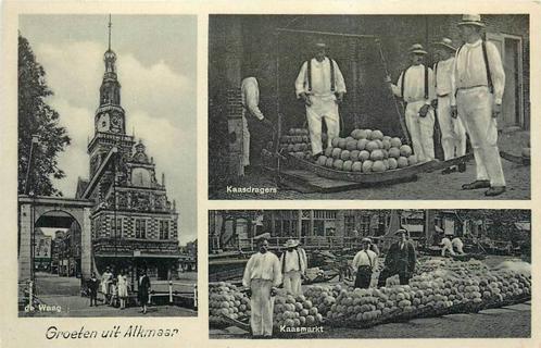 (388-071-039) Alkmaar Groeten uit, Verzamelen, Ansichtkaarten | Nederland, Noord-Holland, Verzenden