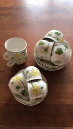 Kop en schotels Villeroy en Boch Geranium, Huis en Inrichting, Keuken | Servies, Gebruikt, Ophalen of Verzenden, Overige stijlen