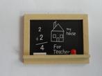 SALE tekenbordje speelgoed miniatuur poppenhuis 1:12, Poppenhuis, Nieuw, Ophalen of Verzenden, HANDELSHUSET VEGA