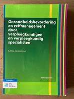 Gezondheidsbevordering en zelfmanagement ...., Boeken, Gelezen, Ophalen of Verzenden, Barbara Sassen, HBO