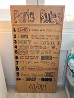 Bord party rules, Ophalen, Zo goed als nieuw