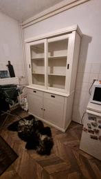 Mooie buffetkast met glazen schuifdeuren, Huis en Inrichting, Kasten | Vitrinekasten, Ophalen, Gebruikt, 100 tot 150 cm, Glas