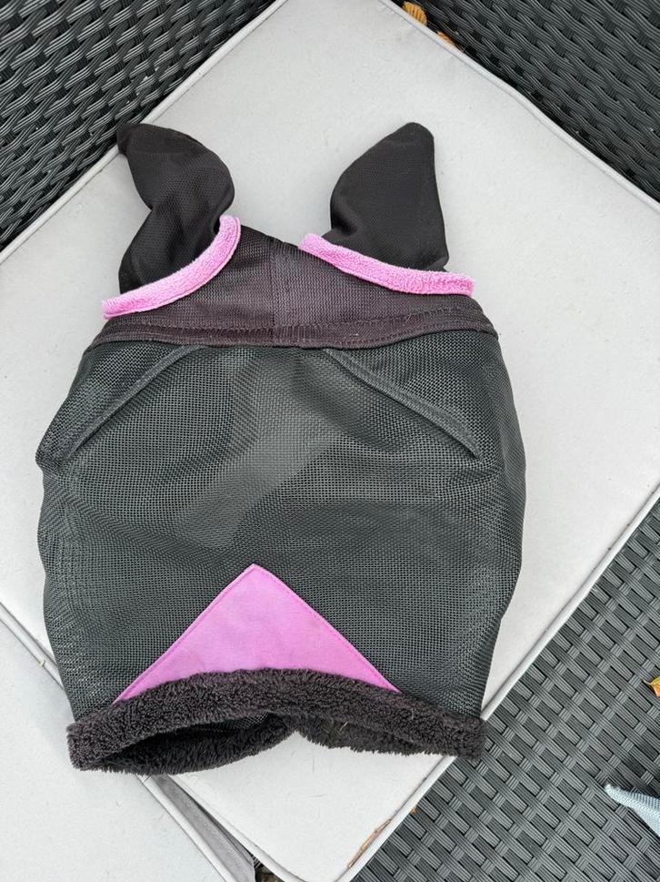 3x vliegenmaskers/vliegenkap, Dieren en Toebehoren, Paarden en Pony's | Overige Paardenspullen, Gebruikt, Overige soorten, Ophalen of Verzenden