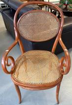 Vintage webbing stoel, Huis en Inrichting, Stoelen, Ophalen, Gebruikt, Bruin, Eén