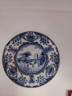 Vintage Delfts Blauw Wandbord - 34cm, Verzenden