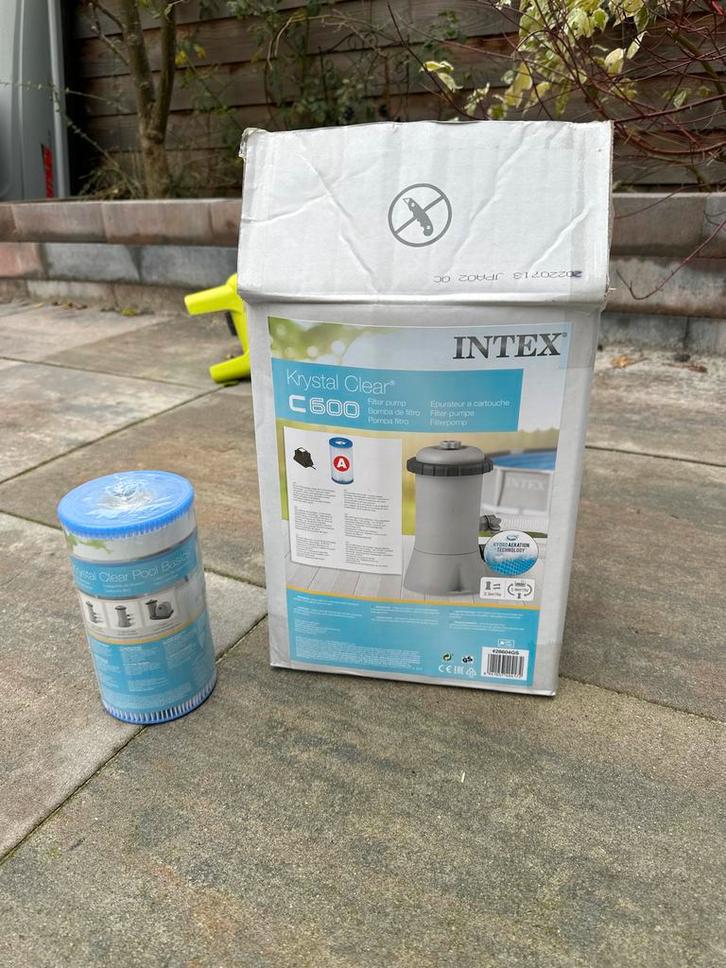 Intex C600 zwembadpomp + nieuw filter, Tuin en Terras, Zwembad-toebehoren, Gebruikt, Zwembadpomp, Ophalen