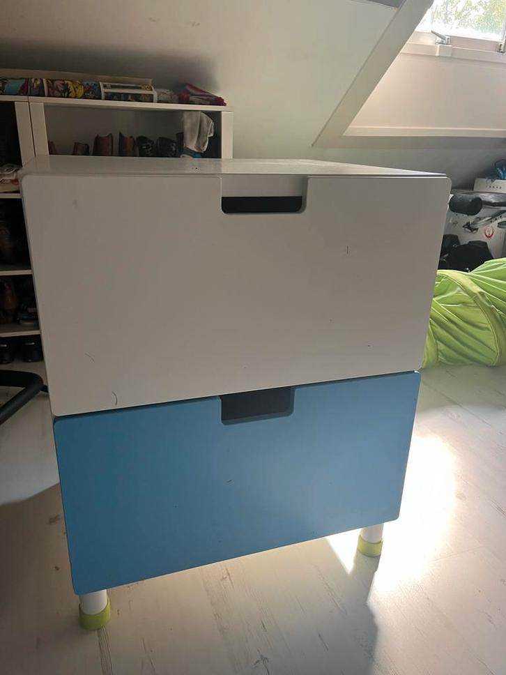 Ikea Kast op Pootjes - 2 Laden, Huis en Inrichting, Kasten | Ladekasten, Gebruikt, Minder dan 100 cm, 50 tot 100 cm, 50 tot 75 cm