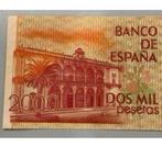 Spanje spaans bank biljet geld 2000 Pesetas 1980 goede staat, Postzegels en Munten, Bankbiljetten | Europa | Niet-Eurobiljetten