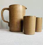 Zaalberg? Cor Unum? vintage kan bekers sixties mat bruin MCM, Antiek en Kunst, Ophalen of Verzenden