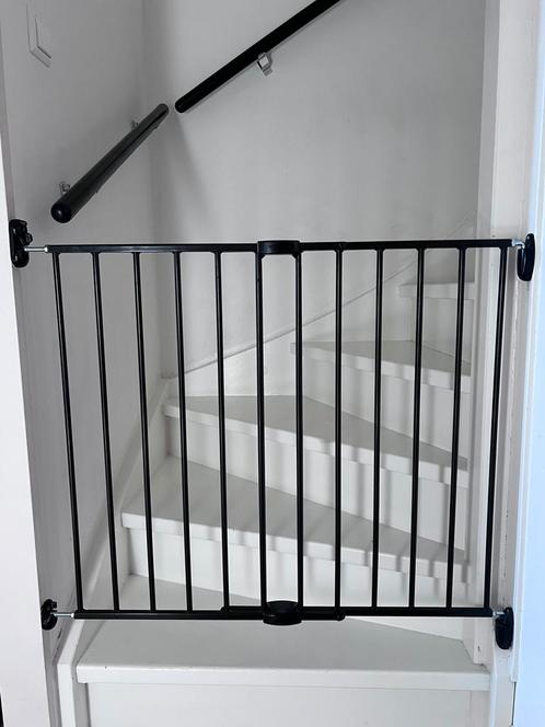 Noma uitschuifbaar traphek, Kinderen en Baby's, Traphekjes, Metaal of IJzer, 115 cm of meer, Ophalen