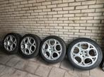 Alfa Romeo GTA velgen 17” inch Michelin banden, Ophalen, Gebruikt, Banden en Velgen, 17 inch