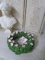 Mos krans met bloemetjes en kaartje..Poppenhuis 1:12(Nr F26), Ophalen of Verzenden, Nieuw, Poppenhuis