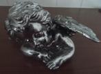 Engel zilverkleurig, Verzamelen, Beelden en Beeldjes, Ophalen, Zo goed als nieuw, Overige typen