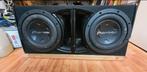 SUB PIONEER te koop 2 x 3000 Watt, Auto diversen, Autospeakers, Ophalen of Verzenden