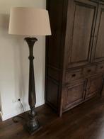 3 Staande Lampen: Hout, Stof, Verschillende Hoogtes, Ophalen, Zo goed als nieuw, Hout, 75 cm of meer