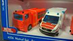 Emergency Set Scania Mercedes Benz Siku Pol, Verzenden, Nieuw, Bus of Vrachtwagen