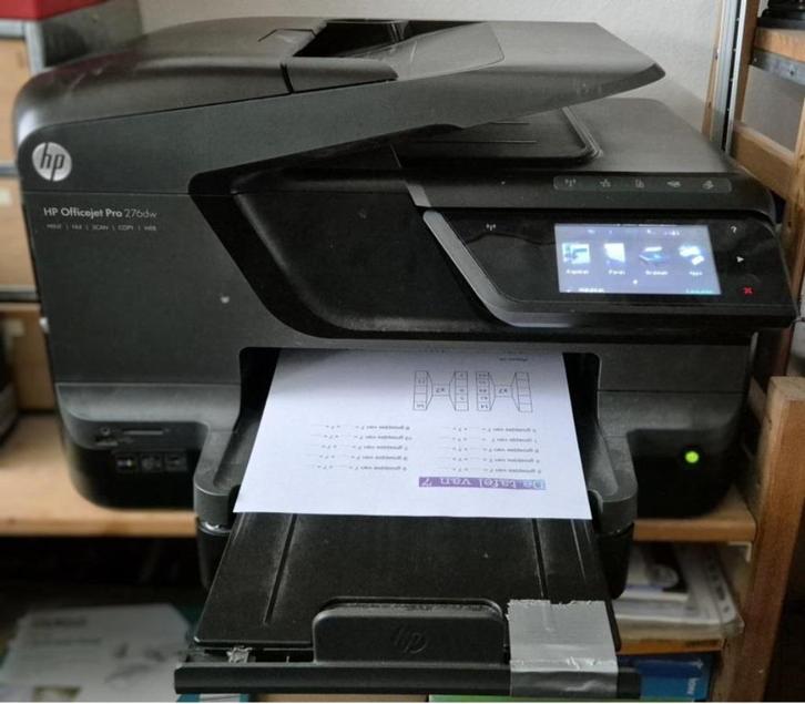 HP officet pro 276DW all-in-one printer, Computers en Software, Printers, Gebruikt, Printer, Inkjetprinter, Faxen, Kleur printen