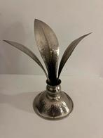 GEHAMERD TINNEN KANDELAAR., Antiek en Kunst, Antiek | Tin, Ophalen of Verzenden