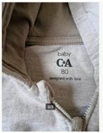 Lichtbruin vest met leeuwtje maat 80 hh, Kinderen en Baby's, Babykleding | Maat 80, C&A, C&A, Onbekend, Ophalen of Verzenden