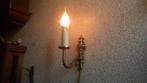 Sfeervolle vintage wandlamp koper wand applique muurlamp, Ophalen of Verzenden, Gebruikt, Metaal, Koper