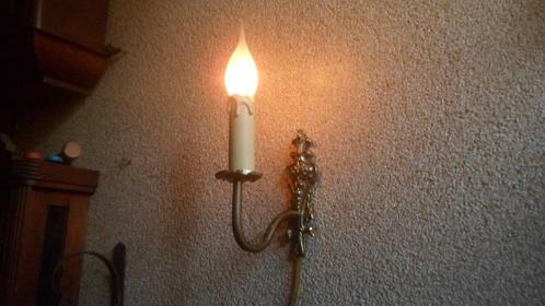Sfeervolle vintage wandlamp koper wand applique muurlamp, Huis en Inrichting, Lampen | Wandlampen, Gebruikt, Metaal, Ophalen of Verzenden