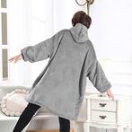 Lushforest Hoodie Deken Grijs Hoodie Blanket Fleece Snuggle, Nieuw, Ophalen of Verzenden, A, Grijs