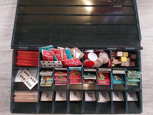 Oude Letterdoos, Vintage, Kinderen en Baby's, Speelgoed | Educatief en Creatief, Gebruikt, Rekenen, Ontdekken, Ophalen of Verzenden