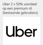 Uber kortingsvoucher, Tickets en Kaartjes, Kortingen en Cadeaubonnen, Eén persoon, Kortingsbon