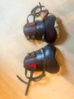 Leren peesbeschermers maat cob, Dieren en Toebehoren, Paarden en Pony's | Beschermers, Ophalen of Verzenden, Gebruikt, Springen
