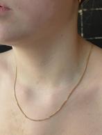 Solide gourmet schakel 14k gouden dames collier ketting 46cm, Sieraden, Tassen en Uiterlijk, Kettingen, Voordeelsieraden, Ophalen of Verzenden