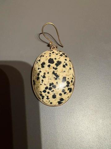 Hanger met Dalmatiërjaspis in Sterling Zilver (925) sieraden beschikbaar voor biedingen