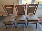 Stoelen, Ophalen, Gebruikt, Hout, Drie