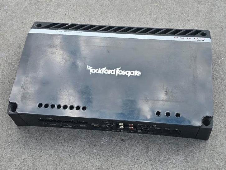 Rockford Fosgate Punch P400-4 4-kanaals versterker, Auto diversen, Autospeakers, Zo goed als nieuw, Ophalen of Verzenden