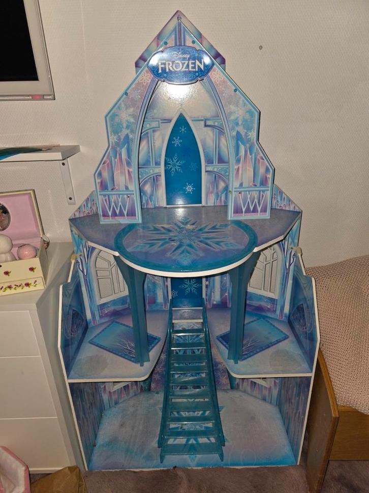 Elsa Kasteel - Frozen Speelgoed, Huis en Inrichting, Woonaccessoires | Etagères, Zo goed als nieuw, Ophalen of Verzenden