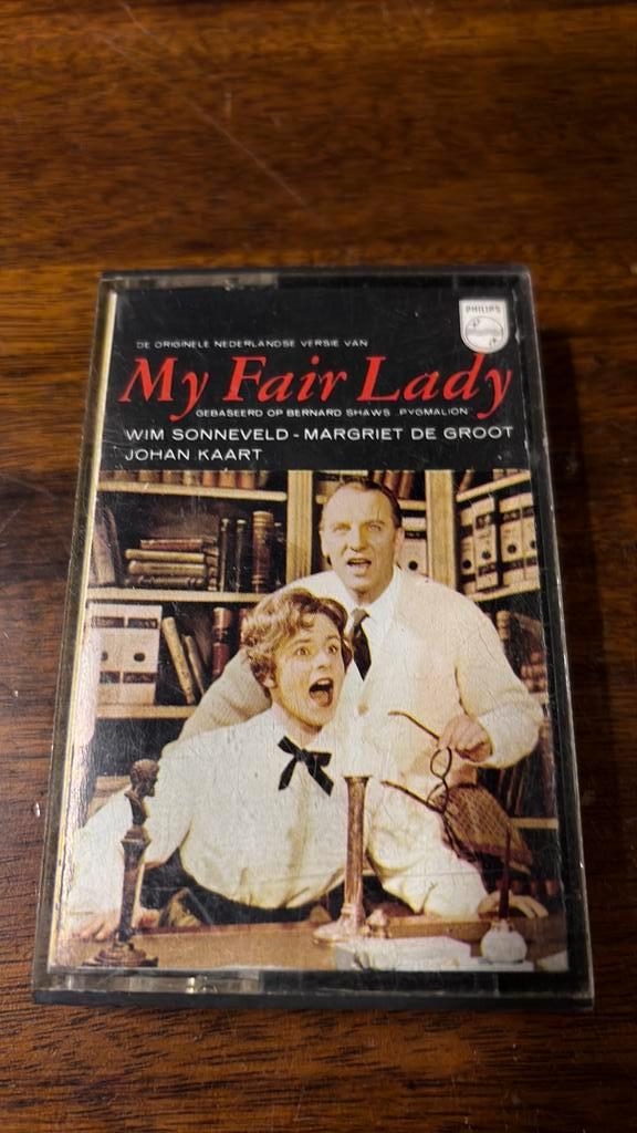 Sonneveld muziek cassette my fair lady vintage theater, Cd's en Dvd's, Cassettebandjes, Gebruikt, Humor en Cabaret, 1 bandje, Ophalen of Verzenden
