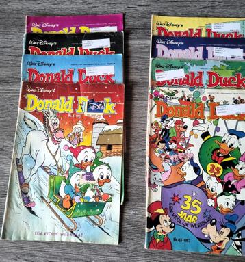 Donald Duck 1987 ( 9 stuks) beschikbaar voor biedingen