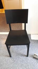 Zwarte stoel  1 stuk, Gebruikt, Ophalen of Verzenden