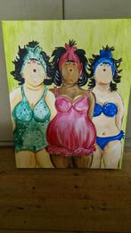 3 dikke dames in badpak, Ophalen of Verzenden