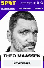 Theo Maassen 2 tickets - 17 september - Spot Groningen, Twee personen, September