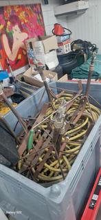 Meerdere tuinsproeiers met slangen, Ophalen, Gebruikt