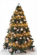 Kerstboom inclusief verlichting en kerstballen, Diversen, Ophalen, Zo goed als nieuw